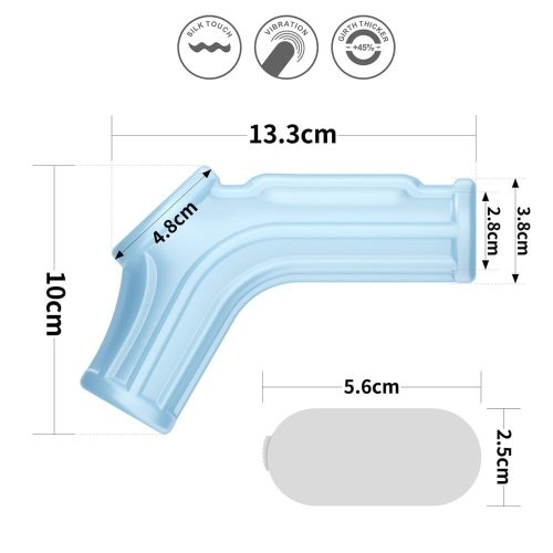 Vibrating Ridge Knights Ring with Scrotum Sleeve_B15O50_1