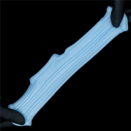 Vibrating Ridge Knights Ring with Scrotum Sleeve_B15O50_1