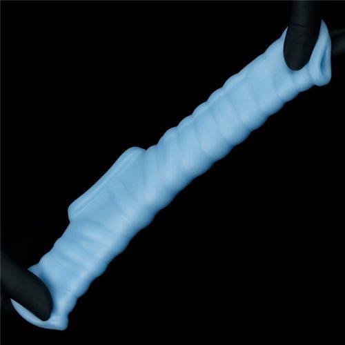 Vibrating Wave Knights Ring with Scrotum Sleeve_B15O50_3