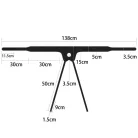 Vibrating Easy Strapon Set 8.5" Black