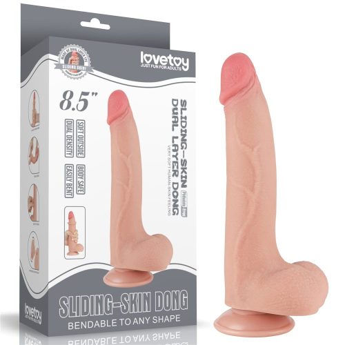 8.5'' Sliding Skin Dual Layer Dong Flesh I_B15O50_3