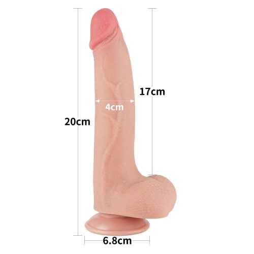 8.5'' Sliding Skin Dual Layer Dong Flesh I_B15O50_3