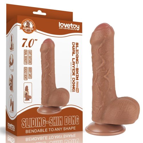 7'' Sliding Skin Dual Layer Dong Brown_B15O50_3