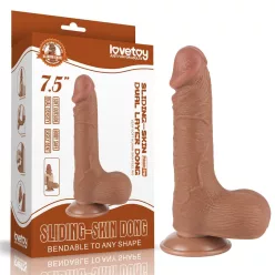 7.5'' Sliding Skin Dual Layer Dong Brown III