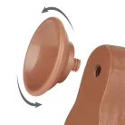 8.5'' Sliding Skin Dual Layer Dong Brown II