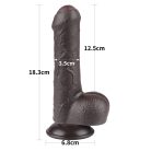 7'' Sliding Skin Dual Layer Dong Black_B15O50_3