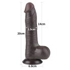 8'' Sliding Skin Dual Layer Dong Black I_B15O50_3