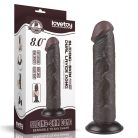 8'' Sliding Skin Dual Layer Dong Black II_B15O50_3