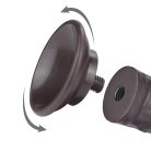 8'' Sliding Skin Dual Layer Dong Black II_B15O50_3