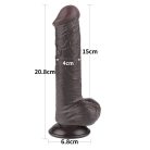 8'' Sliding Skin Dual Layer Dong Black III_B15O50_3
