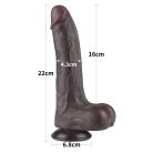 8.5'' Sliding Skin Dual Layer Dong Black II_B15O50_3