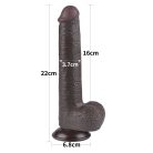 9'' Sliding Skin Dual Layer Dong Black_B15O50_3