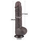 9.5'' Sliding Skin Dual Layer Dong Black_B15O50_3