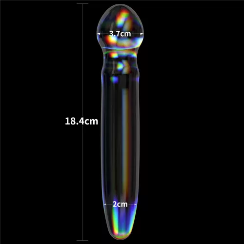 Twilight Gleam Glass Dildo- Prism Glass