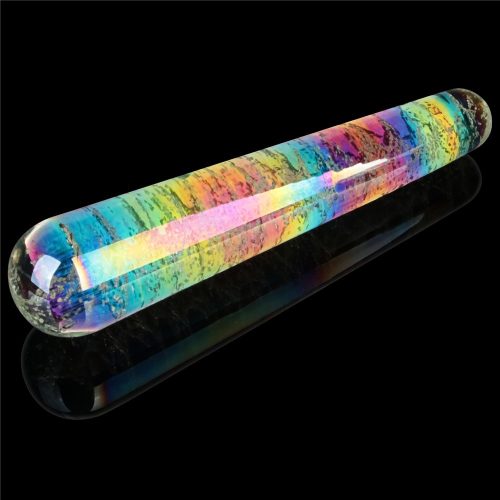 Glow-in-the-dark Twilight Gleam Glass Dildo-Slim Fantasy_B0O50_3