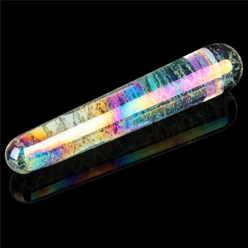 Glow-in-the-dark Twilight Gleam Glass Dildo-Slim Fantasy_B0O50_3