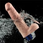 9" REAL SOFTEE Rechargeable Vibrating Dildo (Flesh)