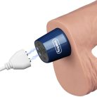 9" REAL SOFTEE Rechargeable Vibrating Dildo (Flesh)