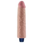 9.5" REAL SOFTEE Rechargeable Vibrating Dildo(Flesh)
