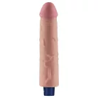 9.5" REAL SOFTEE Rechargeable Vibrating Dildo(Flesh)