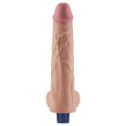 10" REAL SOFTEE Rechargeable Vibrating Dildo(Flesh)_B15O50_4