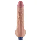 10" REAL SOFTEE Rechargeable Vibrating Dildo(Flesh)