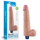 10.5" REAL SOFTEE Rechargeable Vibrating Dildo(Flesh)_B15O50_4