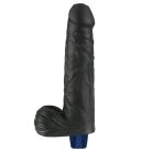 9" REAL SOFTEE Rechargeable Vibrating Dildo(Black)_B15O50_4