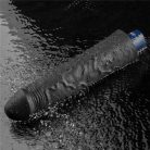 9.5" REAL SOFTEE Rechargeable Vibrating Dildo(Black)_B15O50_4