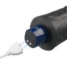 9.5" REAL SOFTEE Rechargeable Vibrating Dildo(Black)_B15O50_4