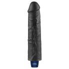 9.5" REAL SOFTEE Rechargeable Vibrating Dildo(Black)_B15O50_4