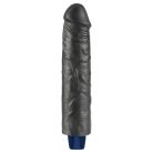 9.5" REAL SOFTEE Rechargeable Vibrating Dildo(Black)_B15O50_4