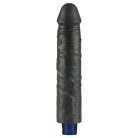 9.5" REAL SOFTEE Rechargeable Vibrating Dildo(Black)_B15O50_4