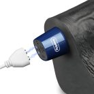 10" REAL SOFTEE Rechargeable Vibrating Dildo(Black)_B15O50_4