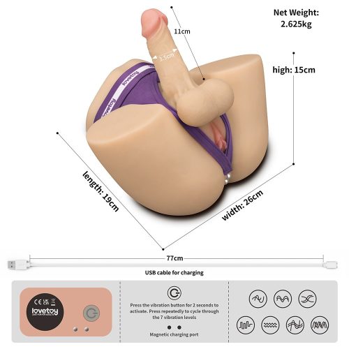 Streetgirl's Dual Motor Sensation Pulse With Dildo