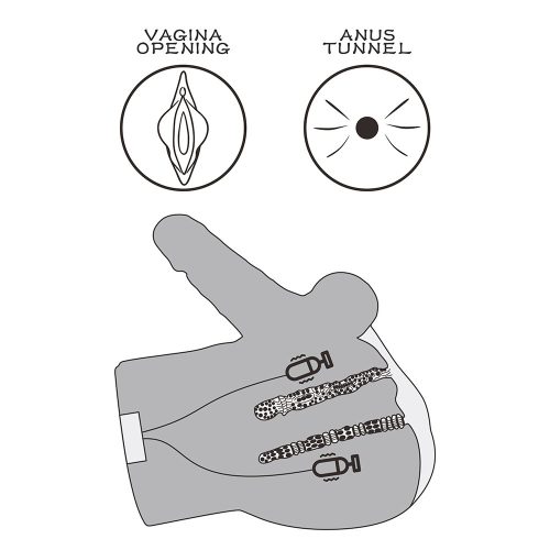 Streetgirl's Dual Motor Sensation Pulse With Dildo