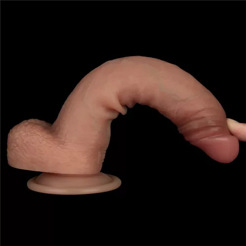 8.5'' Sliding Skin Pro Dual Layer Silicone Dong II