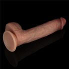9'' Sliding Skin Pro Dual Layer Silicone Dong