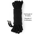Rebellion Reign Ebony Silky Bondage Rope