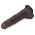 8.5'' Sliding Skin Pro II Dual Layer Silicone Dong (Black)