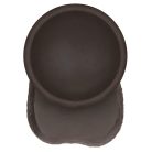 8'' Sliding Skin Pro II Dual Layer Silicone Dong (Black)