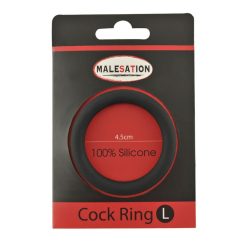 Malesation Silicone Cock Ring Black L