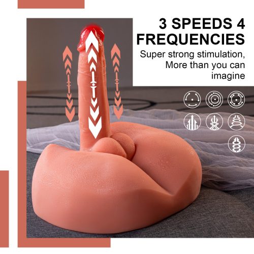 Honey Ass Masturbator and Dildo Thrusting