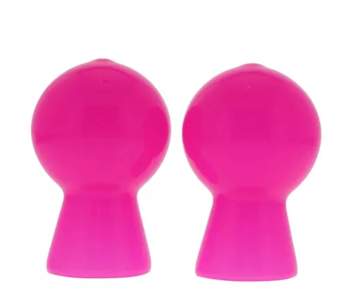 Nipple Sucker Pair In Shiny Pink