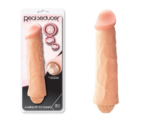 REAL SEDUCER Flexible Vibrating Dong 8"_B0O25_4