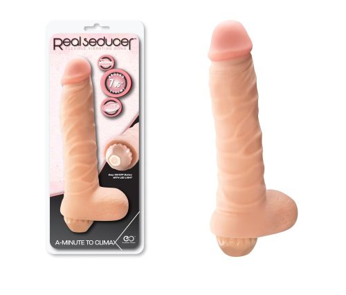 REAL SEDUCER Flexible Vibrating Dong 7.5"_B0O25_4