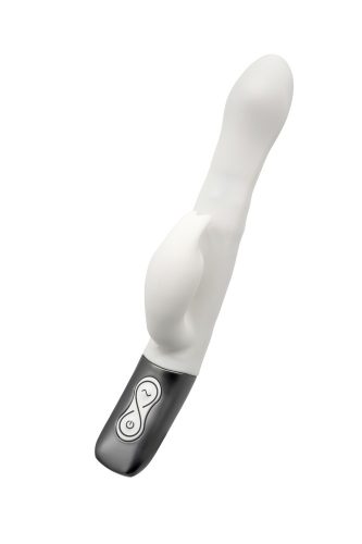 TITANZ 8.5" SILICONE RECHARGEABLE VIBRATOR IN IVORY WHITE_B15O25_4