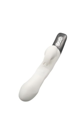 TITANZ 8.5" SILICONE RECHARGEABLE VIBRATOR IN IVORY WHITE_B15O25_4