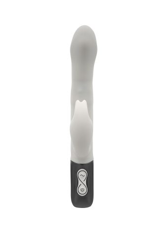 TITANZ 8.5" SILICONE RECHARGEABLE VIBRATOR IN IVORY WHITE_B15O25_4