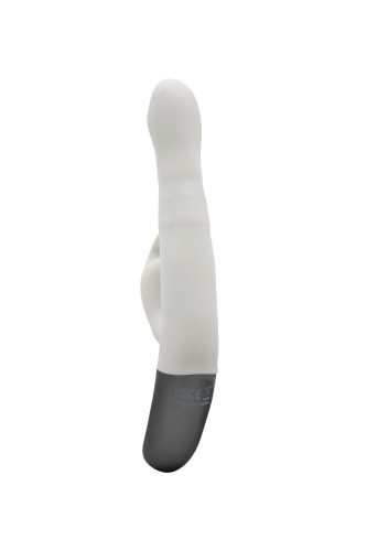 TITANZ 8.5" SILICONE RECHARGEABLE VIBRATOR IN IVORY WHITE_B15O25_4